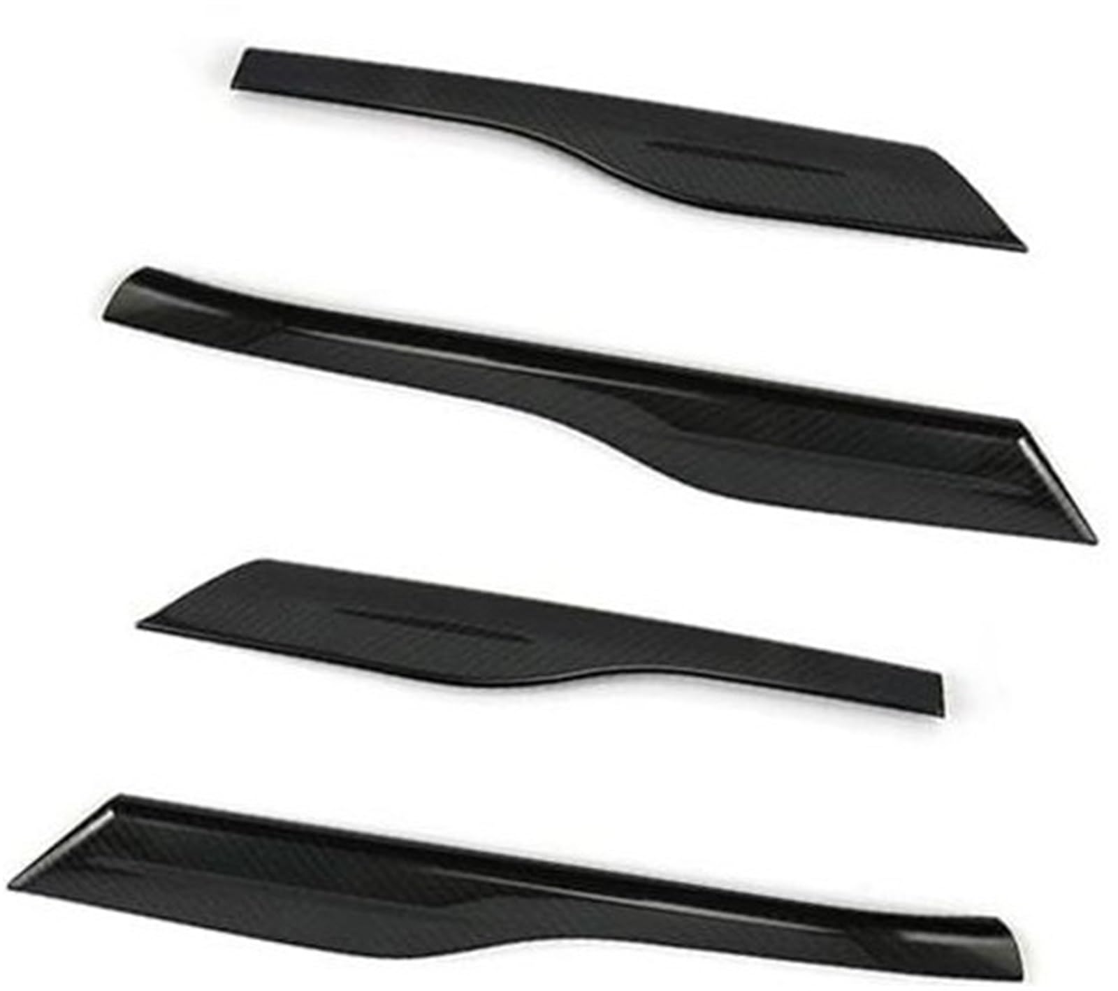 JOVERI 4PCS Türgriffverkleidungen ziehen Armlehnenabdeckungen Schutzverkleidung, for Mitsubishi, for Outlander 2013 2014 2015 2016 2017 2018 Schutzaufkleber für Griffe(Carbon Fiber Style) von JOVERI