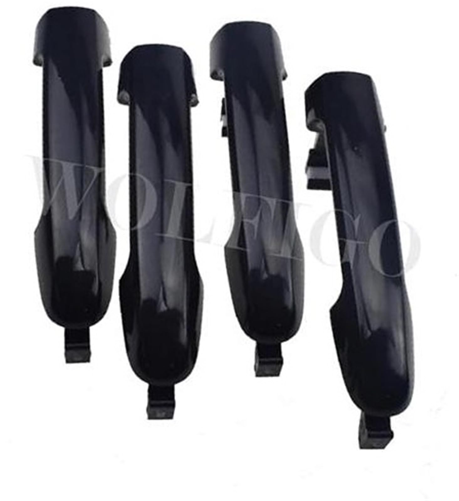 JOVERI Auto Außentürgriff, for Hyundai, for Sonata 2006 2007 2008 2009 2010 Vorne Hinten Links Rechts Außenaußen Türgriffschutz für Fahrzeuge(Black 4 PCS) von JOVERI