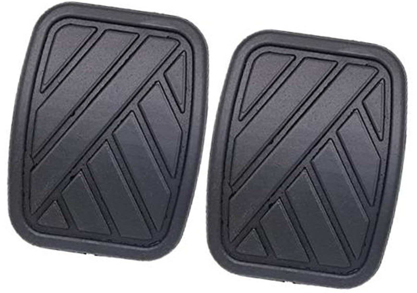 JOVERI Auto Bremse Kupplung Fußpedal Pad Gummiabdeckung, for Suzuki Jimny 1985-1995 Samurai SJ410 Caribian Katana Potohar Fox Pedalschutz für Kraftfahrzeuge(Black 2pc) von JOVERI