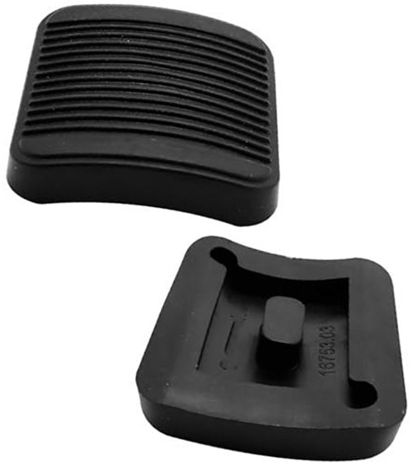 JOVERI Auto Bremse Kupplung Fußpedal Pad Gummiabdeckung 2 Stück, for Jeep Wrangler YJ TJ Cherokee XJ R-am Pedalschutz für Kraftfahrzeuge von JOVERI