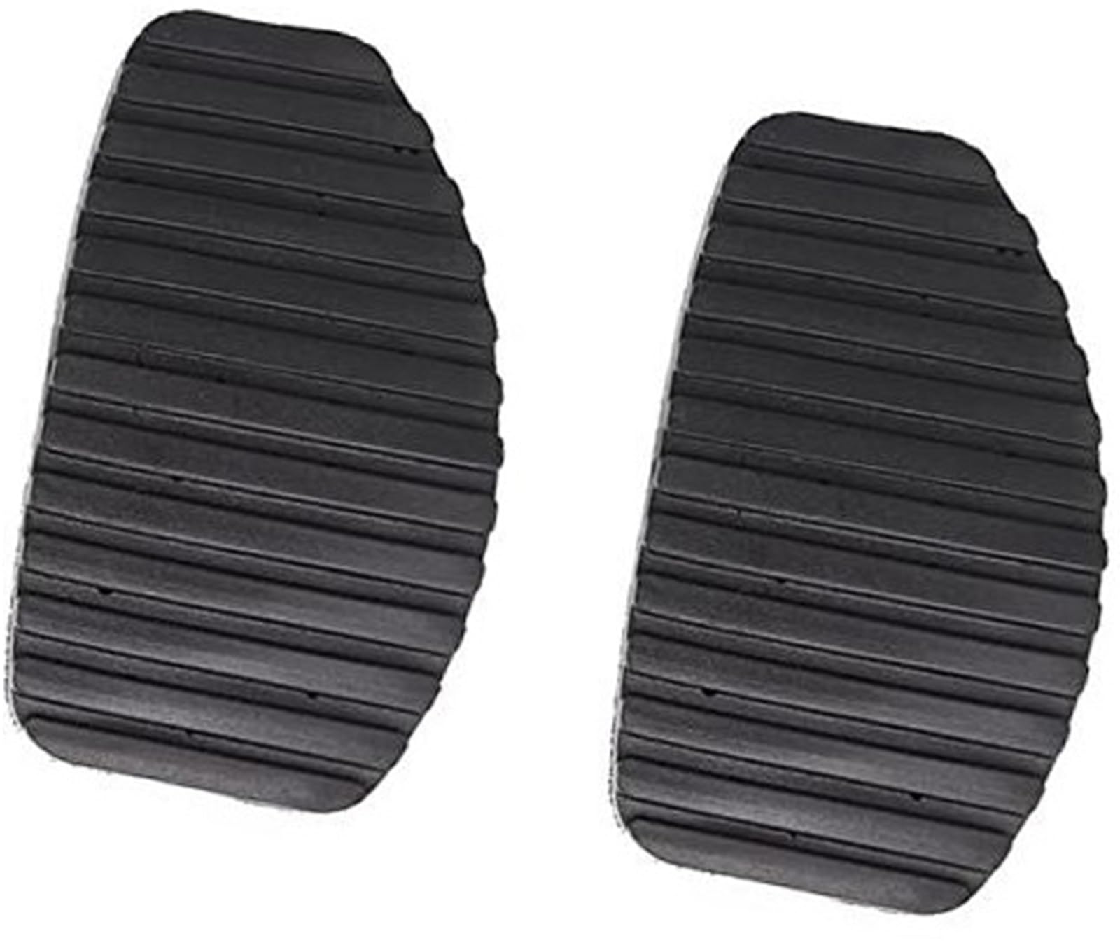 JOVERI Auto-Bremsen-Kupplungs-Fußpedal-Pad-Abdeckung, for C-itroen Dispatch Jumpy F-iat Scudo 2007–2016 Pedalschutz für Kraftfahrzeuge(Black 2X Clutch) von JOVERI