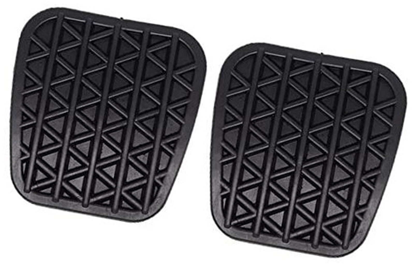 JOVERI Auto-Bremsen-Kupplungs-Fußpedal-Pad-Abdeckung, for Chevrolet H-Olden, for Cruze, J300 2009–2016 Pedalschutz für Kraftfahrzeuge(Black 2Pc) von JOVERI