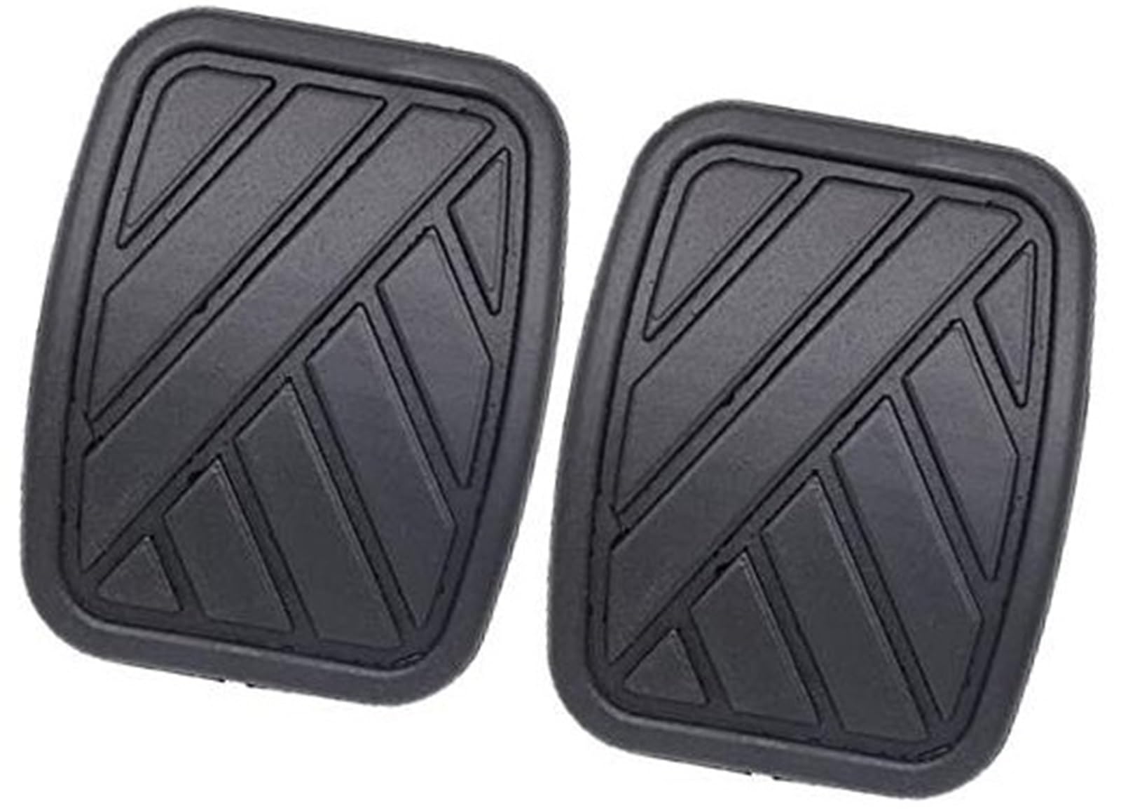 JOVERI Auto-Bremsen-Kupplungs-Fußpedal-Pad-Abdeckung, for Chevrolet Suzuki Grand Vitara FT/GT JT Escudo Grand Nomade Pedalschutz für Kraftfahrzeuge(Black 2Pc) von JOVERI