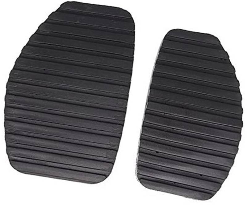 JOVERI Auto-Bremsen-Kupplungs-Fußpedal-Pad-Abdeckung, for Citroen Xsara Picasso 1999–2012 Pedalschutz für Kraftfahrzeuge(Black 1X Brake 1XClutch) von JOVERI