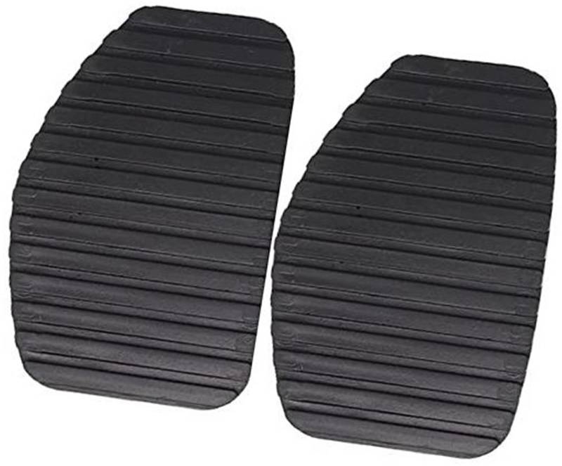 JOVERI Auto-Bremsen-Kupplungs-Fußpedal-Pad-Abdeckung, for Citroen Xsara Picasso 1999–2012 Pedalschutz für Kraftfahrzeuge(Black 2X Brake) von JOVERI