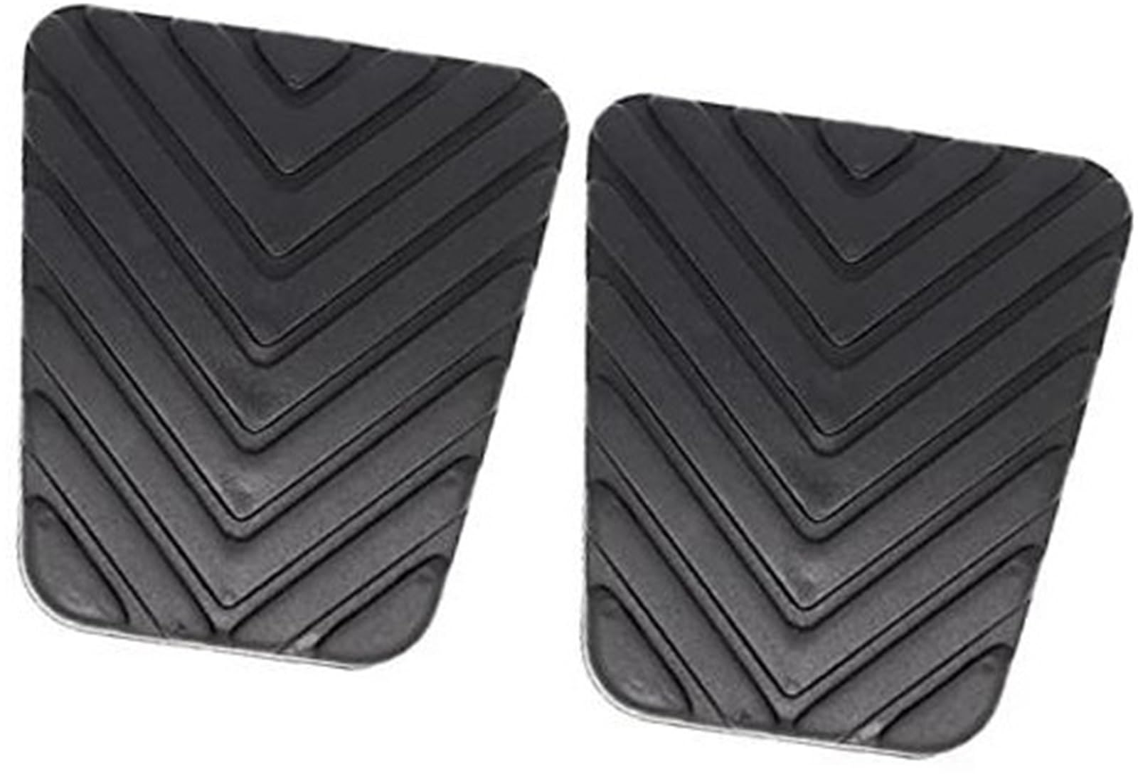 JOVERI Auto-Bremsen-Kupplungs-Fußpedal-Pad-Abdeckung, for Kia Grand Sedona Carnival VQ YP 2010–2016 H-yundai Entourage Pedalschutz für Kraftfahrzeuge(Black 2Pc) von JOVERI