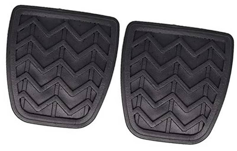 JOVERI Auto-Bremsen-Kupplungs-Fußpedal-Pad-Abdeckung, for Toyota Platz XP10 Vitz Yaris, for Echo, 2000–2005 Pedalschutz für Kraftfahrzeuge(Black 2Pc) von JOVERI