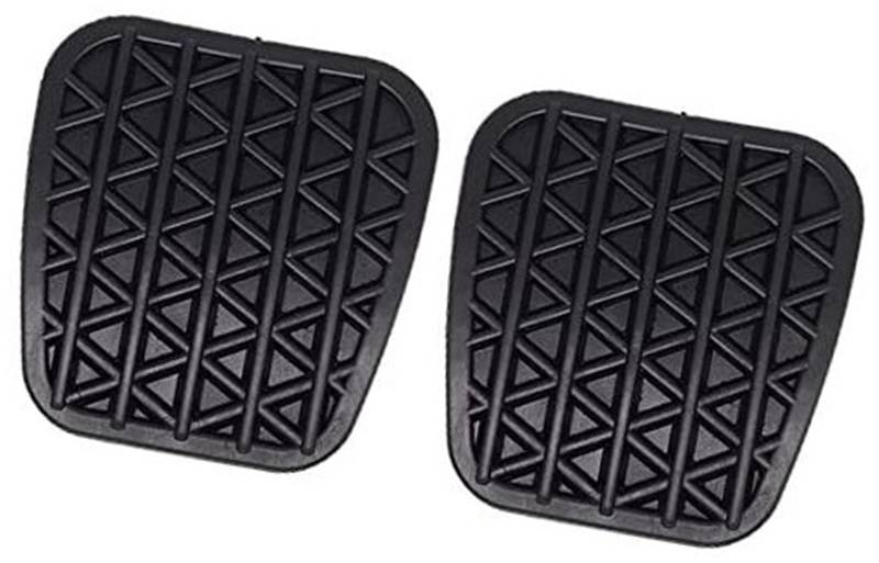 JOVERI Auto-Bremsen-Kupplungs-Fußpedal-Pad-Abdeckung, for Vauxhall for Holden Astra J P10 2009–2015 Pedalschutz für Kraftfahrzeuge(Black 2Pc) von JOVERI