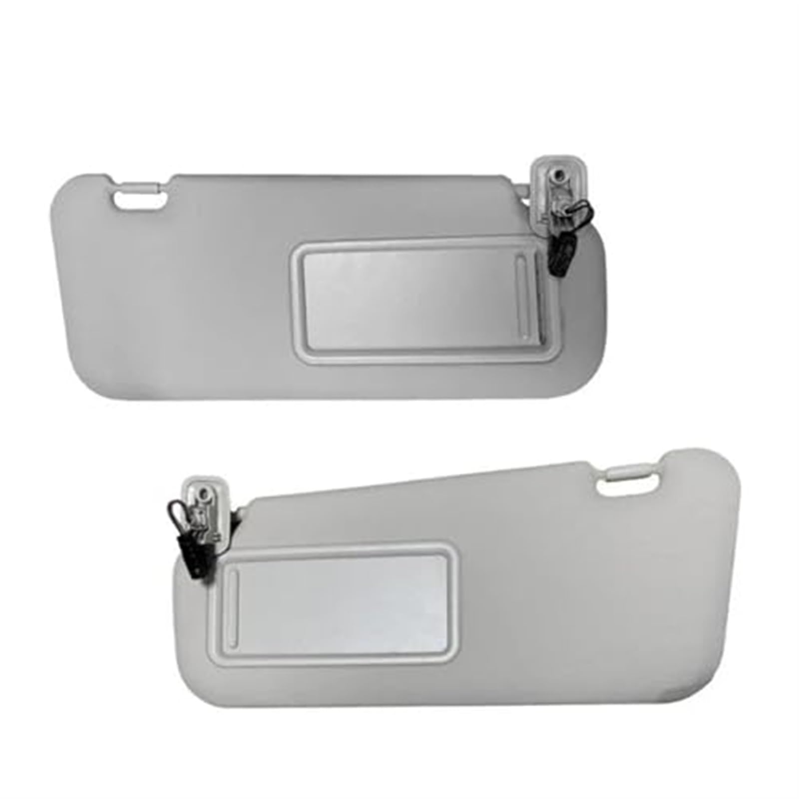 JOVERI Auto-Frontscheiben-Sonnenblende, Sonnenschutz-Abdeckung mit Make-up-Spiegel, for Mazda, 3 2010–2013 Universeller Blendschutz-Sonnenschutz(Grey 1pair) von JOVERI