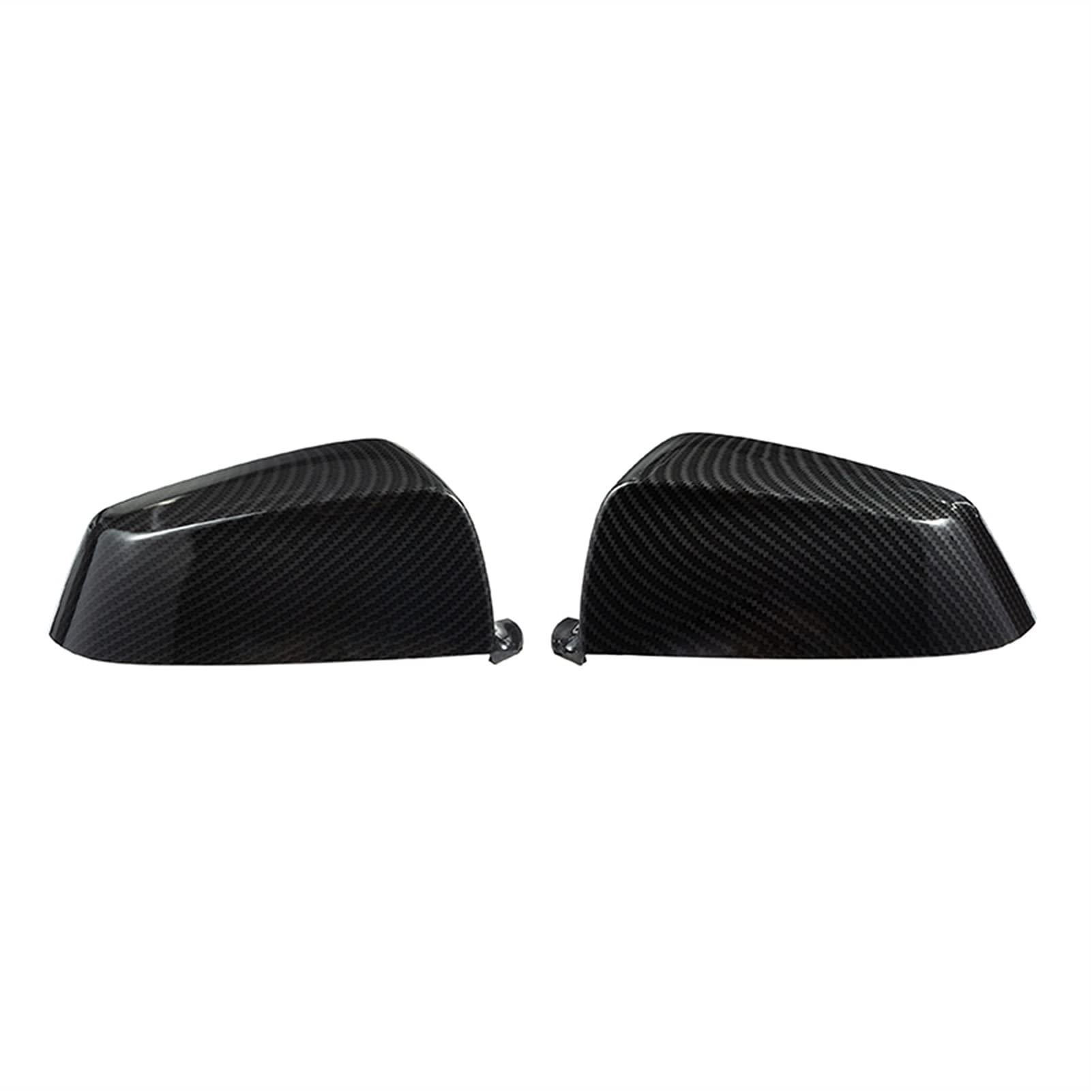 JOVERI Auto-Fronttür-Spiegelkappen, Carbon-Muster-Look, Rückspiegelabdeckungen, for, 5er E60 LCI Limousine 2007–2010 Facelift Seitenspiegelabdeckungen(1 Pair) von JOVERI