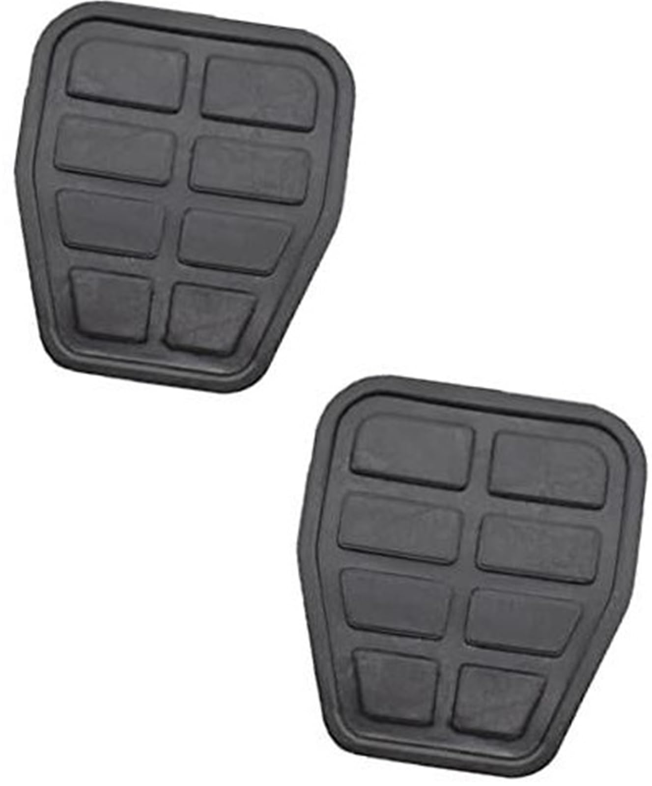 JOVERI Auto Fußpedal Bremse Kupplung Gummi Pads Abdeckung 2 Stück, for Golf, 1983-1992, for Jetta, 1984-1992 Pedalschutz für Kraftfahrzeuge von JOVERI