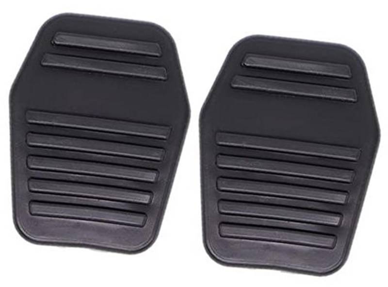 JOVERI Auto-Gummi-Bremsen-Kupplungs-Fußpedal-Pad-Abdeckung, for Ford, for Fiesta, 5 MK5 2002–2008 Classic Ikon Pedalschutz für Kraftfahrzeuge von JOVERI