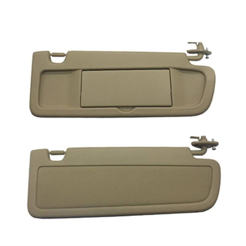 JOVERI Auto-Seiten-Sonnenblende, Sonnenschutz, blendfreies Visier ohne Licht, for Civic Coupe Limousine 2006–2011 seitliche Sonnenblendenverlängerung(Beige Pair) von JOVERI