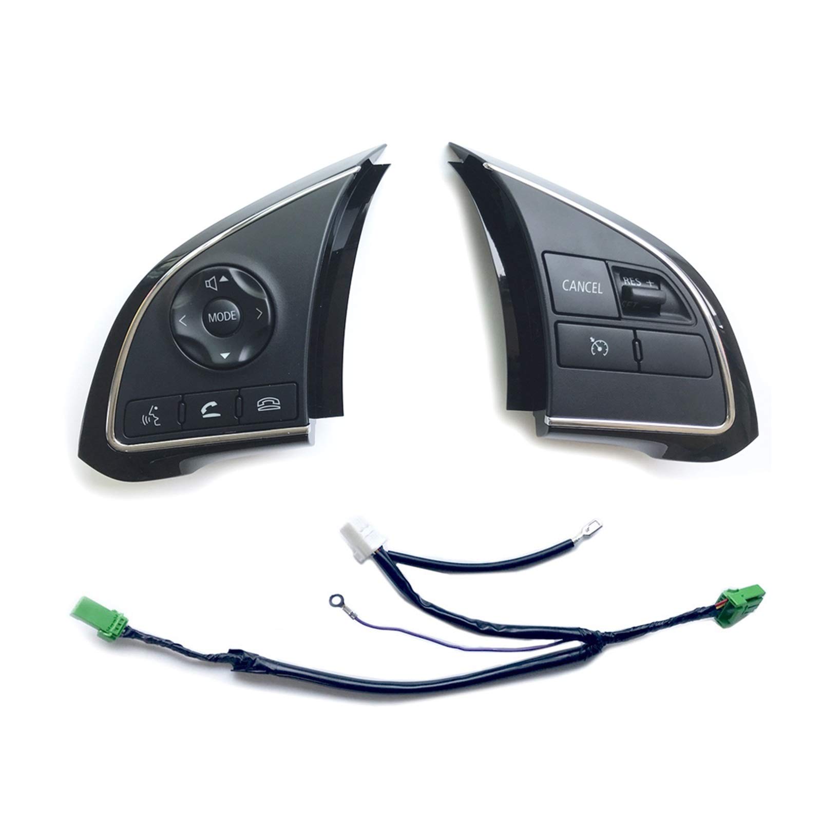 JOVERI Auto-Tempomatschalter, Audio-Bluetooth-Lenkradtaste, for Mitsubishi, for Outlander 3, for Sport, for GT, for Xpander, for Eclipse, for ASX Montierter Tempomat(for Xpander) von JOVERI