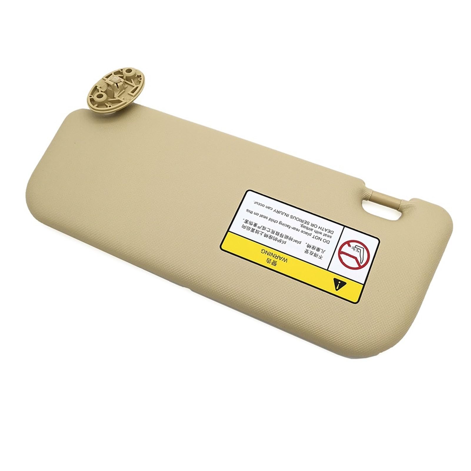 JOVERI Beige Sonnenblende mit Schminkspiegel Sonnenblende Autozubehör, for Toyota, for Corolla 2014-2018 seitliche Sonnenblendenverlängerung(Right) von JOVERI