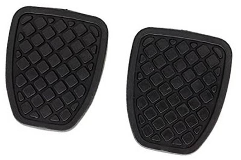 JOVERI Brems-Kupplungs-Fußpedal-Pad-Abdeckung, Gummi, 2 Stück, for Subaru, Forester, Impreza Legacy Outback WRX Pedalschutz für Kraftfahrzeuge von JOVERI