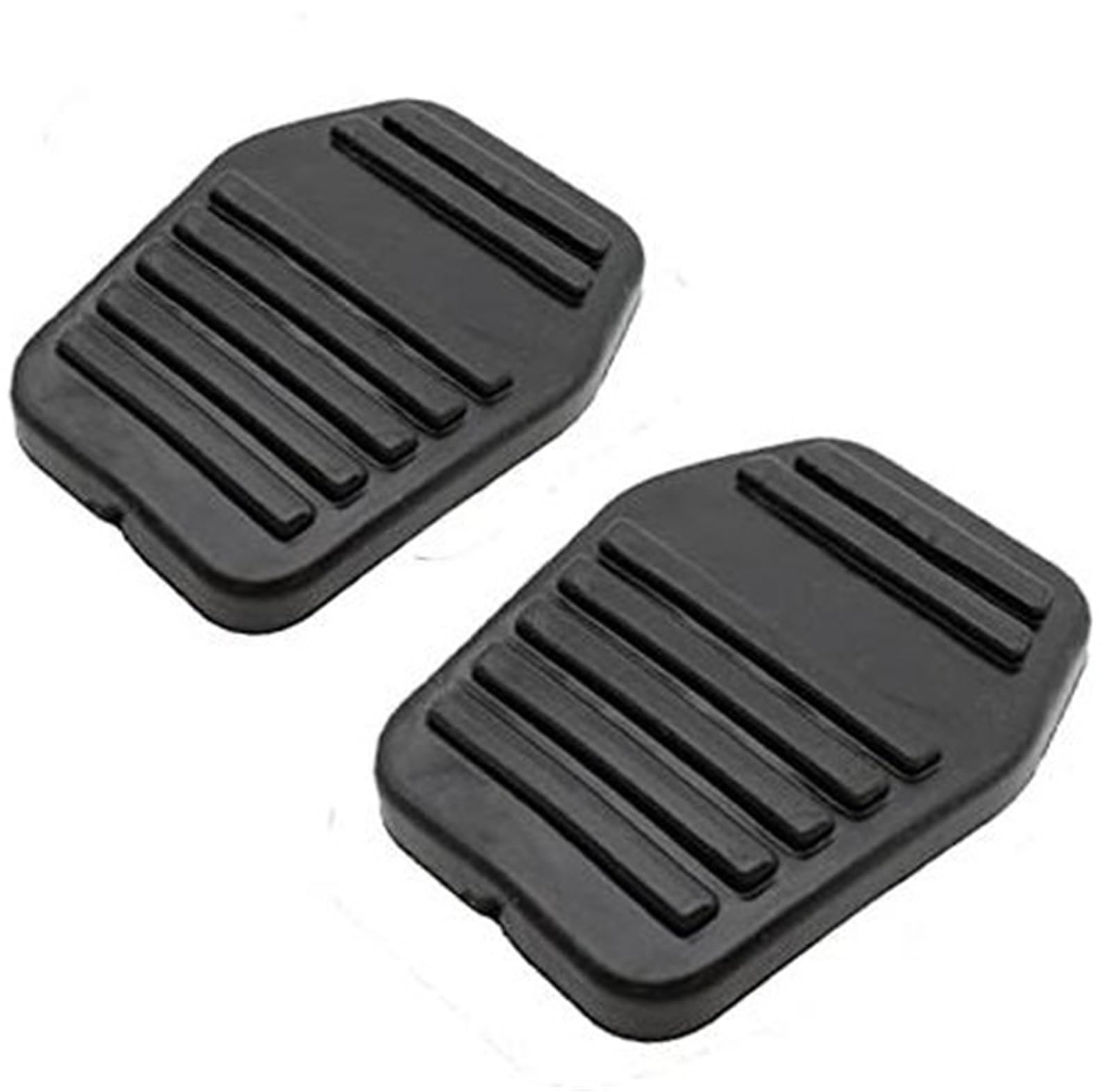 JOVERI Bremse Kupplung Pedal Pad Gummi Abdeckung 1 Paar, for Ford Transit MK6 MK7, for Focus, for Fiesta, Pedalschutz für Kraftfahrzeuge von JOVERI