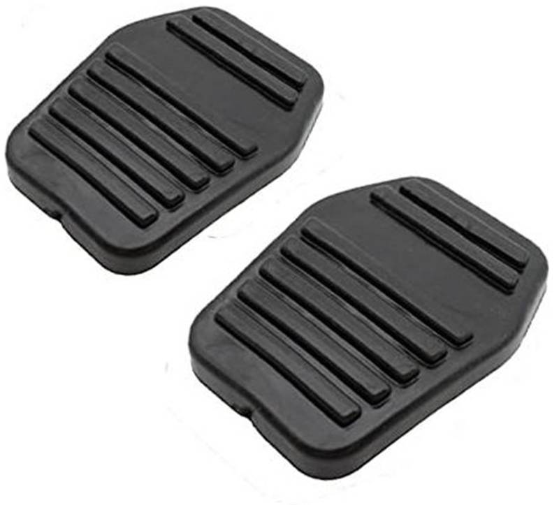 JOVERI Bremse Kupplung Pedal Pad Gummi Abdeckung 1 Paar, for Ford Transit MK6 MK7, for Focus, for Fiesta, Pedalschutz für Kraftfahrzeuge von JOVERI