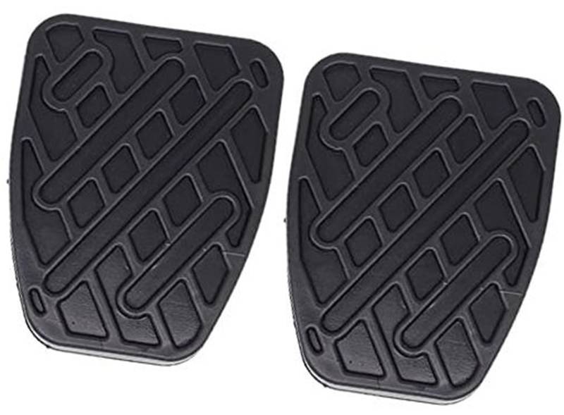 JOVERI Bremskupplungs-Fußpedal-Pad-Abdeckung, for Nissan, for Qashqai, J11 J10 2009–2016 Dualis Rogue Sport Pedalschutz für Kraftfahrzeuge(Black 2Pc) von JOVERI