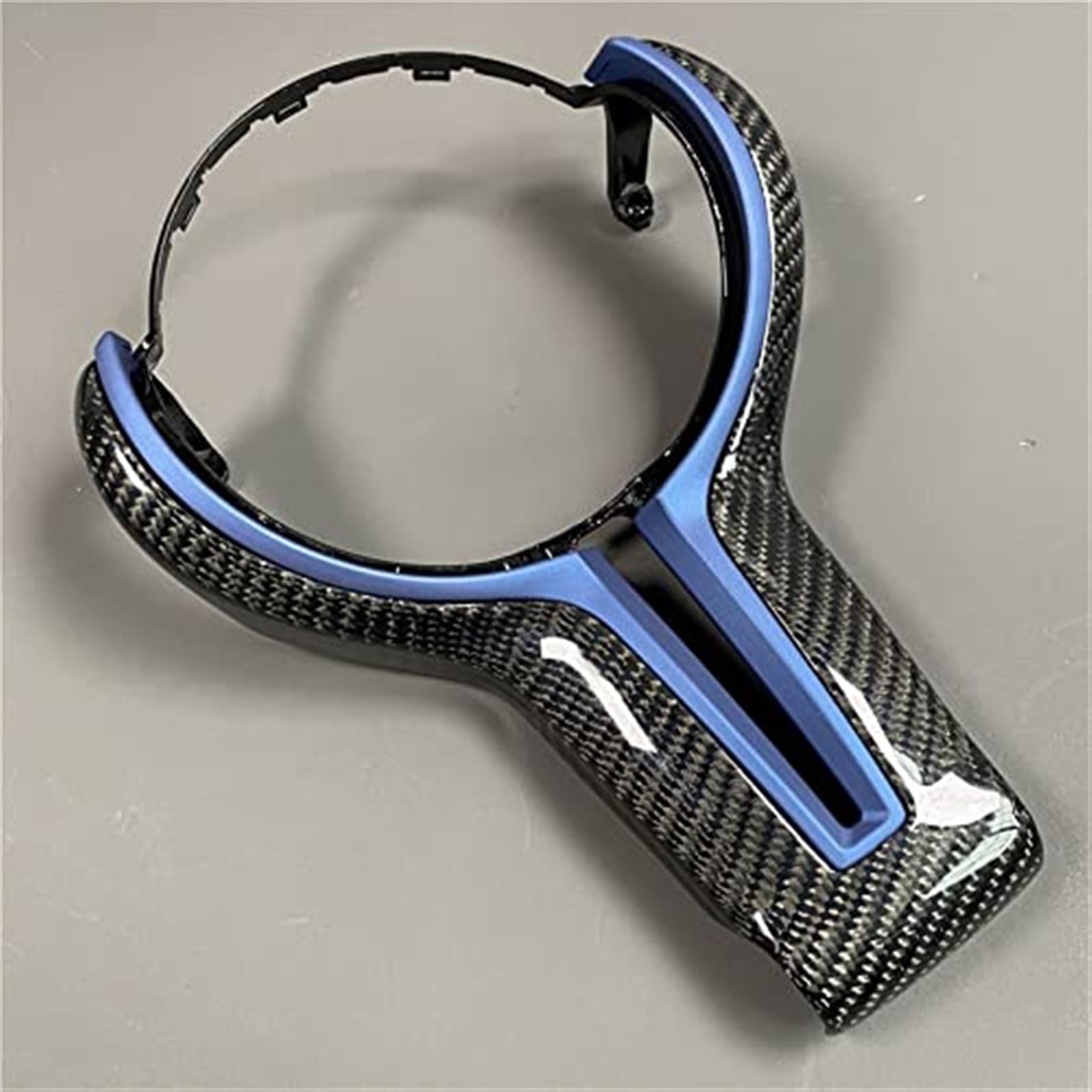 JOVERI Ersetzte Lenkradverkleidung aus Kohlefaser, for, M2 F87 M3 F80 M4 F82 M5 F10 M6 F06 X5M X6M M-Sport F30 Auto-Styling-Zubehör Aufkleber für die Mittelkonsole von JOVERI