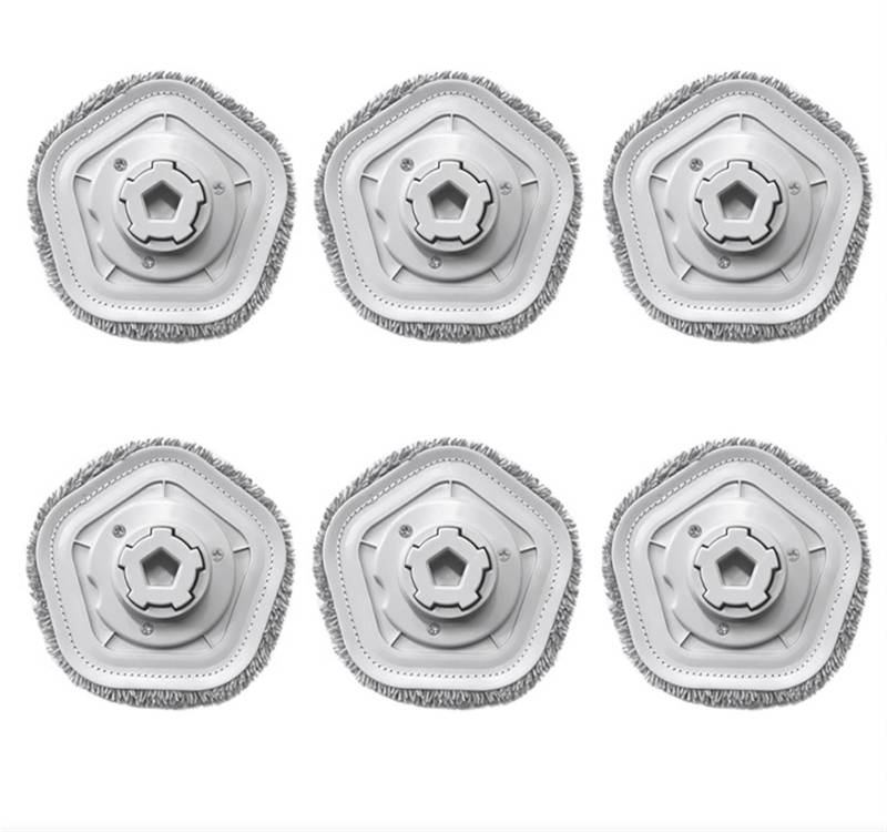 JOVERI Hauptseitenbürste Mopps HEPA-Filter, for Dreame, Bot W10 W10Pro Staubsauger Zubehör Ersatz Ersatzteile Roboter-Staubsauger-Set(6pcs) von JOVERI