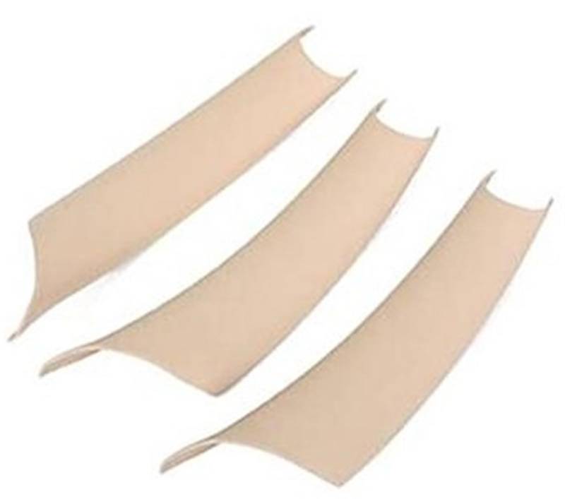 JOVERI Innentürgriff, for, X5 E70 F15 X6 E71 F16 LHD Auto-Innentürverkleidung Haltegriffabdeckungen Carbonfaser-Armlehnenschutzverkleidung Auto-Styling Schutzaufkleber für Griffe(Beige) von JOVERI