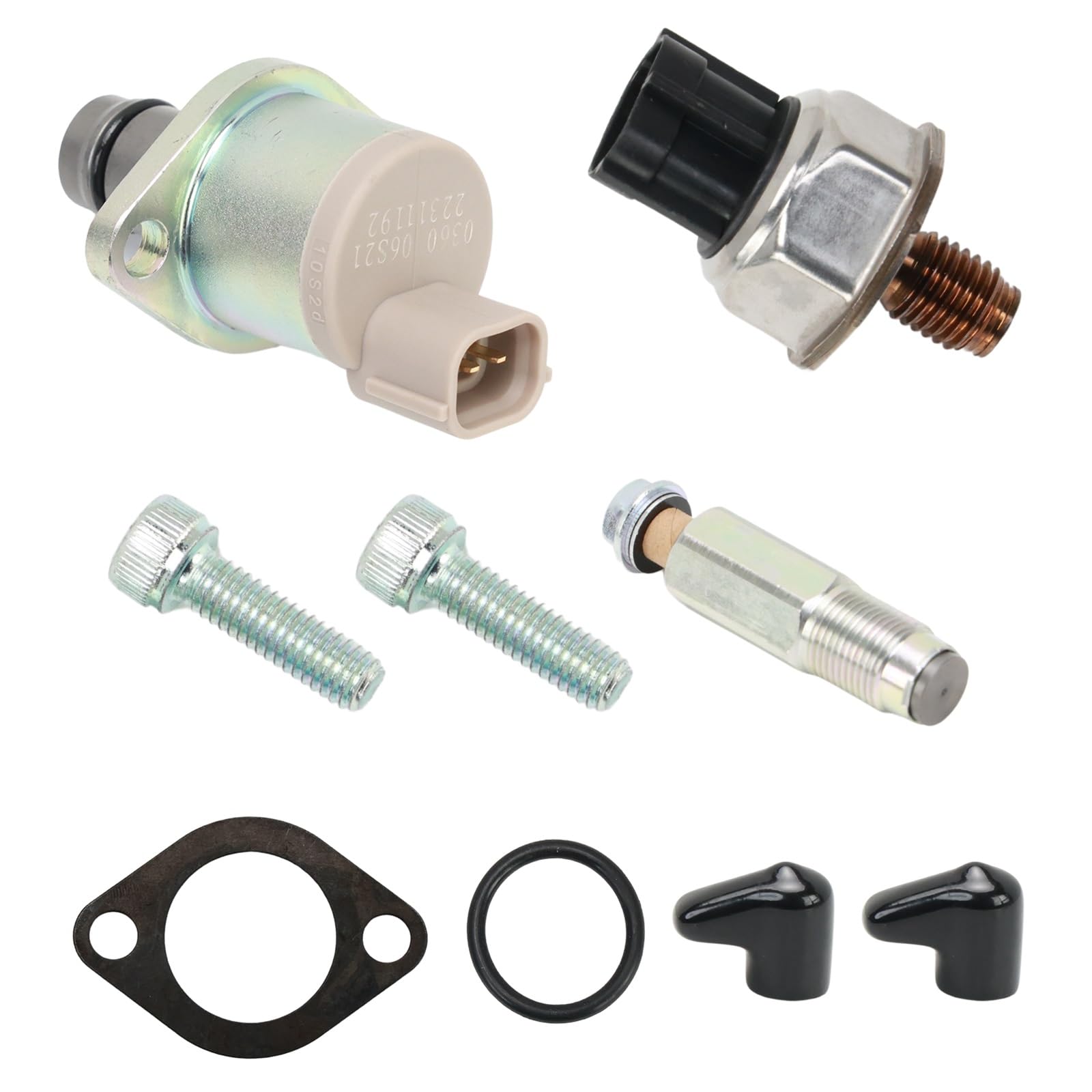 JOVERI Kraftstoffpumpen-Rail-Druckventil-Sensor-Kit Transit Mk7 2.4 3.2, for Peugeot, Boxer, for Citroen, Relay, for Land Rover, Defender 294009-0260 Kraftstoffeinspritzdrucksensor-Kit von JOVERI