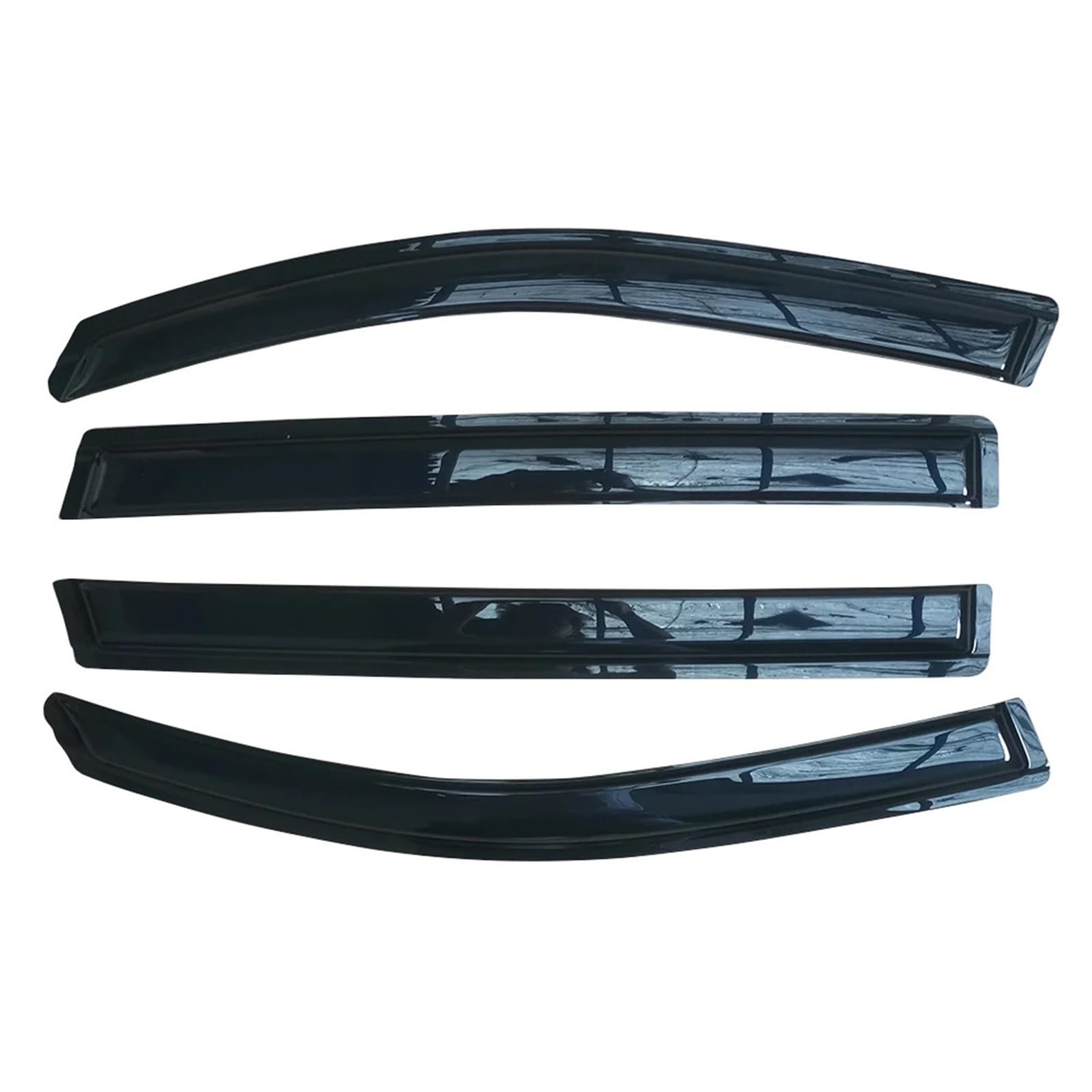 JOVERI Pilot 2003-2022 Auto Seitenfenster Windabweiser Visiere Schwarz Regenschutz Türvisier Vent Shades Dunkel getönt Ventvisor Auto-Regen-Sonnen-Windabweiser(for Pilot 2008-2015) von JOVERI