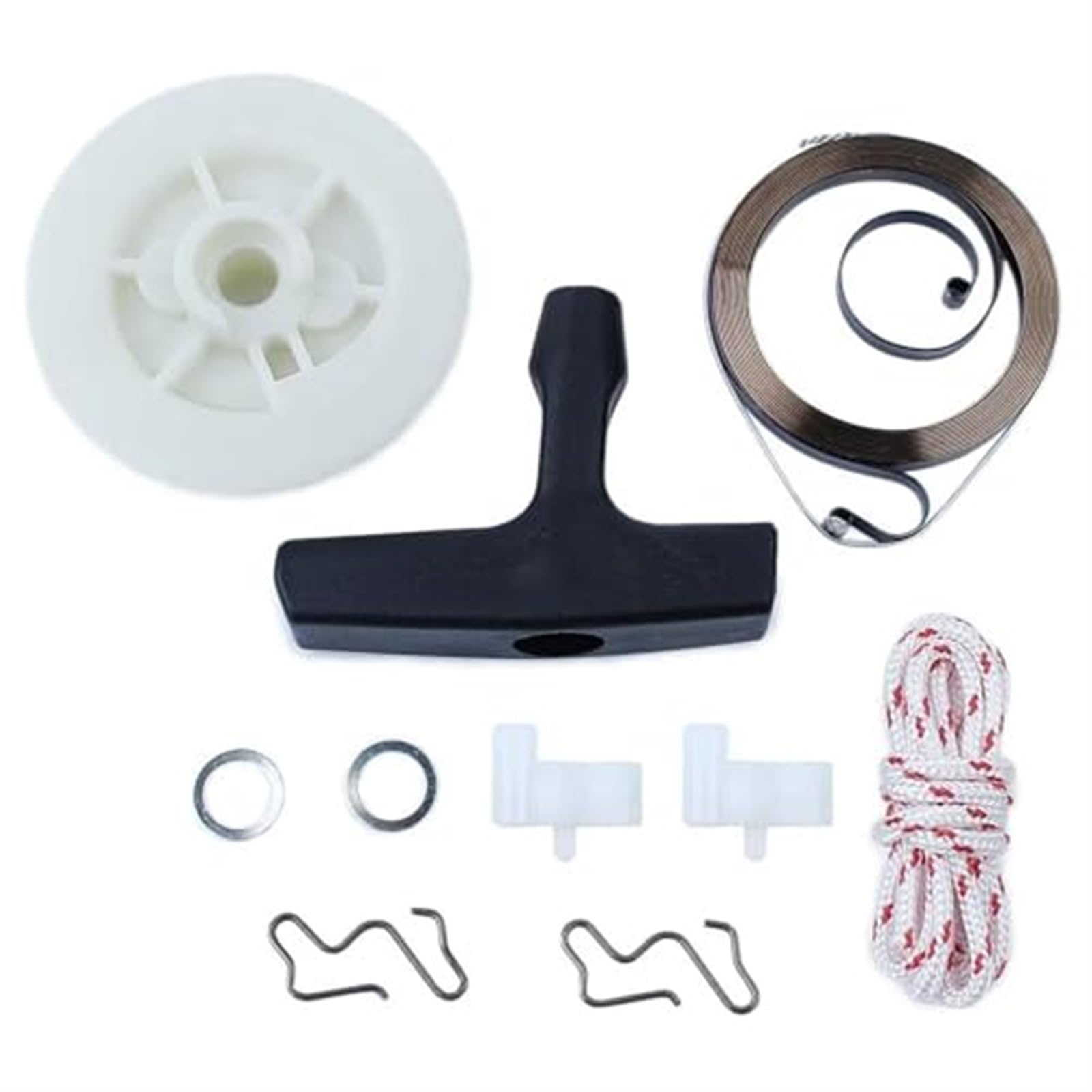 JOVERI Pull Starter Spring Pulley Griff Grip Seil Kit, for STIHL, MS180 MS170 MS210 MS230 MS250 021 023 025 017 018 Kettensägen Federseil für Motorstarter von JOVERI