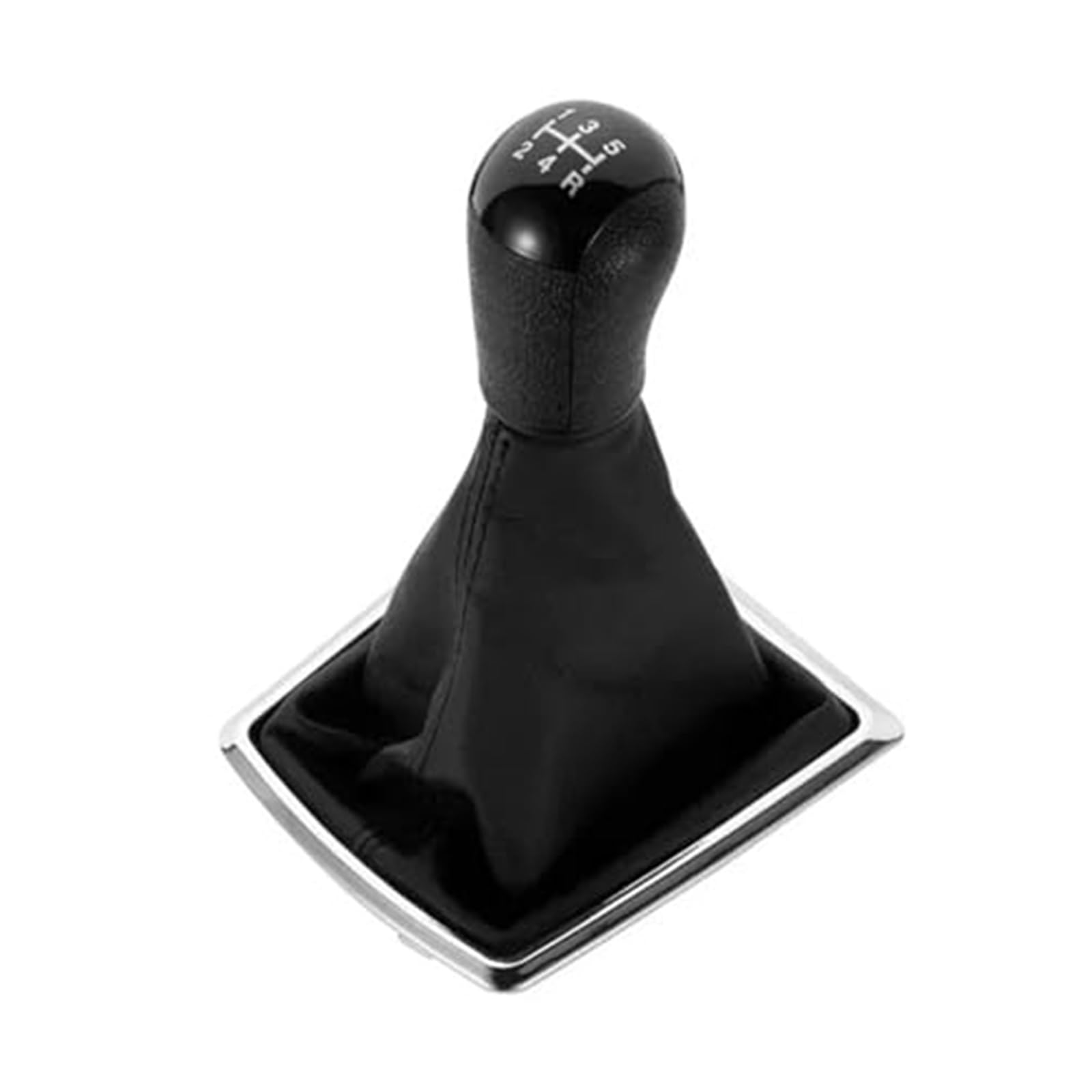 JOVERI Schaltknauf-Hebelmanschetten-Abdeckungsgehäuse, for Ford, for Focus, 2, for Mondeo, MK2 2005–2008, Auto-Styling Gaitor Shifter Auto-Schalthebelabdeckung(Black Black) von JOVERI