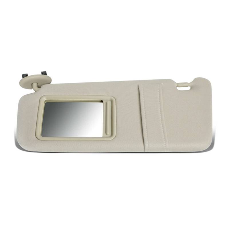 JOVERI Sonnenblende for Linke Fahrerseite, Hellbeige, for Toyota, for Camry 2007–2011 seitliche Sonnenblendenverlängerung von JOVERI