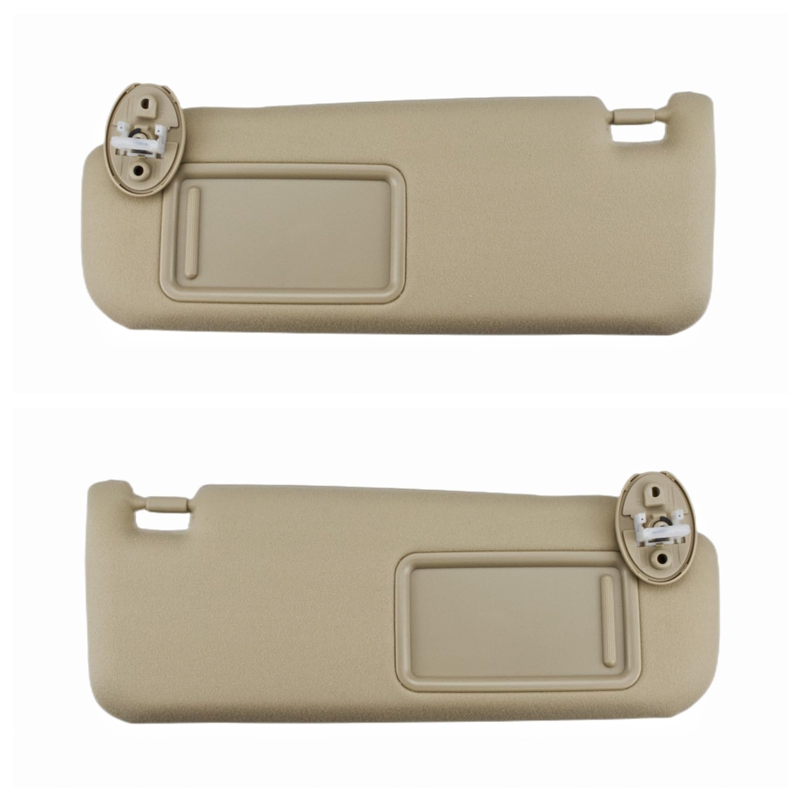 JOVERI Sonnenblenden mit Lichtbaugruppe Kompatibel mit, Camry 2012-2017 74320-06610-B1 74320-06611-B2 seitliche Sonnenblendenverlängerung(Beige Left and Right) von JOVERI