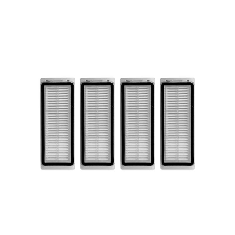 JOVERI for Dreame, Bot L20 Ultra / X20 Pro Zubehör Wichtigsten Seite Pinsel Hepa-Filter Mopp Staubbeutel Roboter Staubsauger Ersatzteile Roboter-Staubsauger-Set(4pcs) von JOVERI