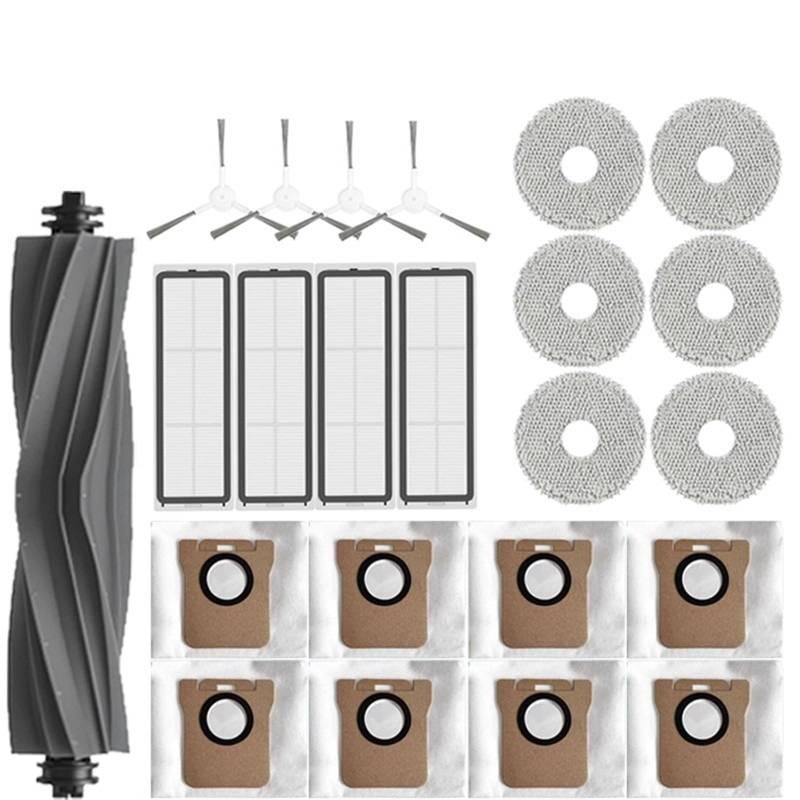 JOVERI for Dreame, L10s Ultra/Dreame L10s Pro Roboter Staubsauger Roboter Teile Staub Tasche Wichtigsten Seite Pinsel Hepa-Filter mopp Pad Zubehör Roboter-Staubsauger-Set(23PCS) von JOVERI