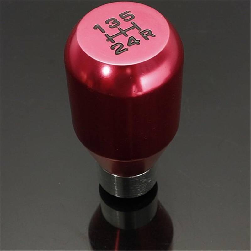 JOVERI for Golf, for Lada, for Kia, Universal MT Auto Schaltknauf Hebel Stick Headball Gearshift Shifter Schaltknauf(Red) von JOVERI