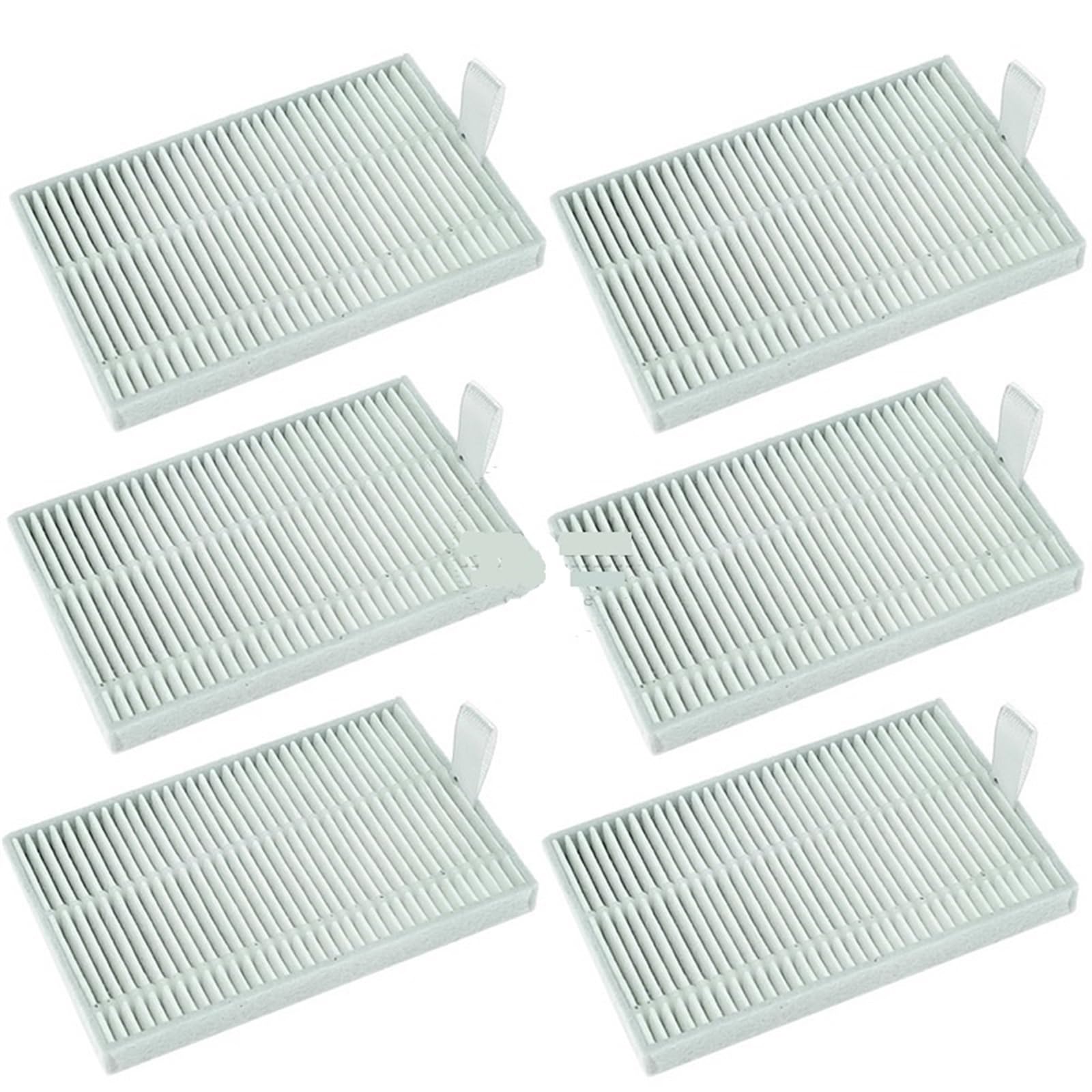 JOVERI for Proscenic, 800T Zubehör Ersatzteile, for Liectroux, C30B Roboter Staubsauger Ersatzbürste Filterlappen Verbrauchsmaterialien Roboter-Staubsauger-Set(6 PCS Filter) von JOVERI