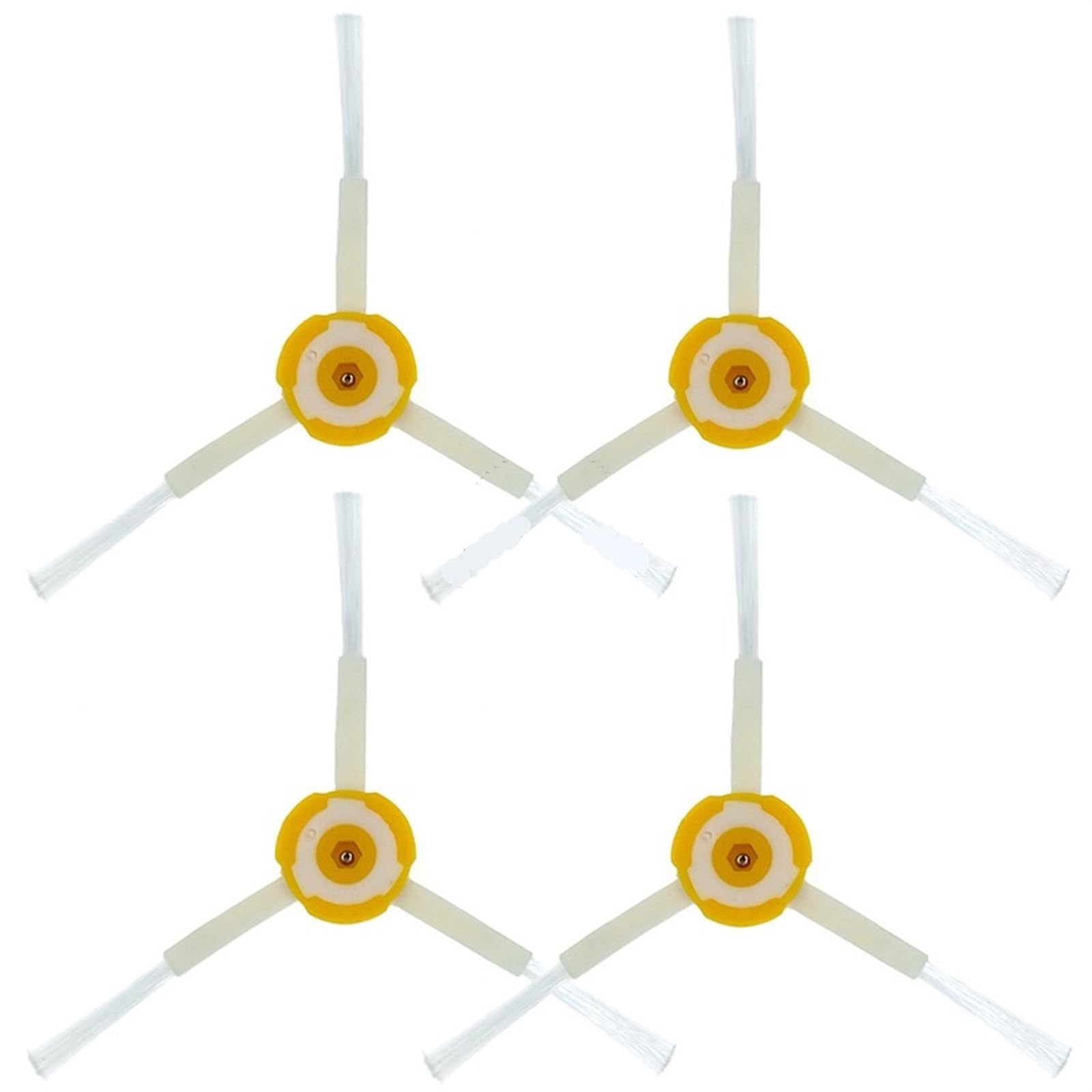 JOVERI for Roomba, for 960 900 891 800 Serie Zubehör Ersatzteile Staubsauger Nachschub Kit Gummi Seitenbürste HEPA-Filter Roboter-Staubsauger-Set(4PCS Side Brush) von JOVERI