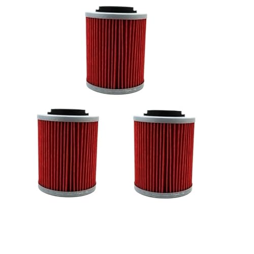 1/3/5 stücke Motorrad Öl Filter for 250 300 4T 2009-2016 250 Rev 4T 07-08 for 200 Stern 4T 2011-2015(3pcs oil filter) von JOYBUYAU