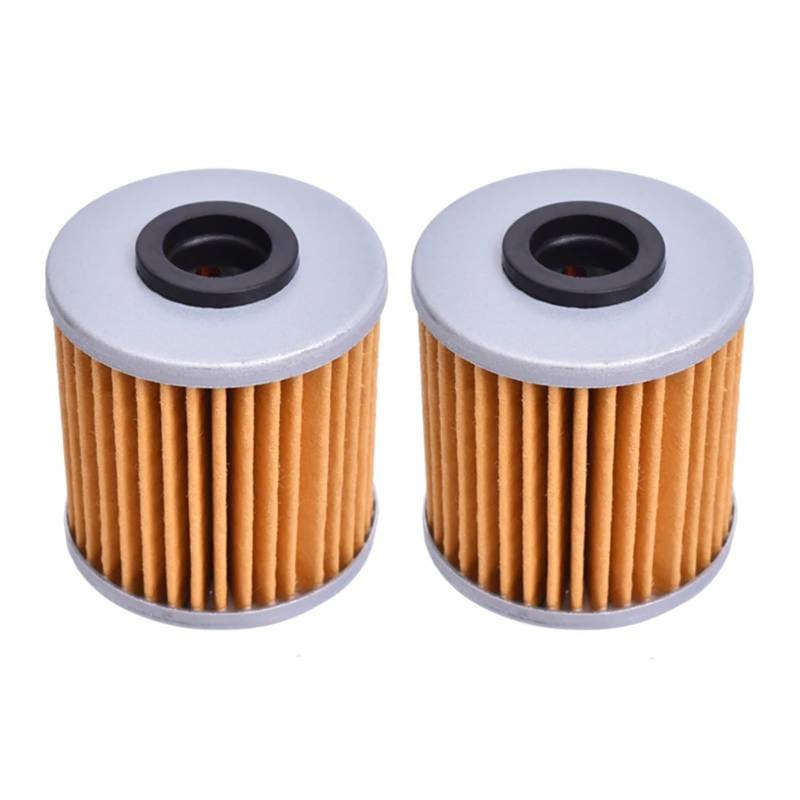 110cc Motorradmotor-Papierölfilter for 16510-09J00 UK110 UK 110 2015-2020 2016 2017 2018 2019(2pcs Yellow) von JOYBUYAU