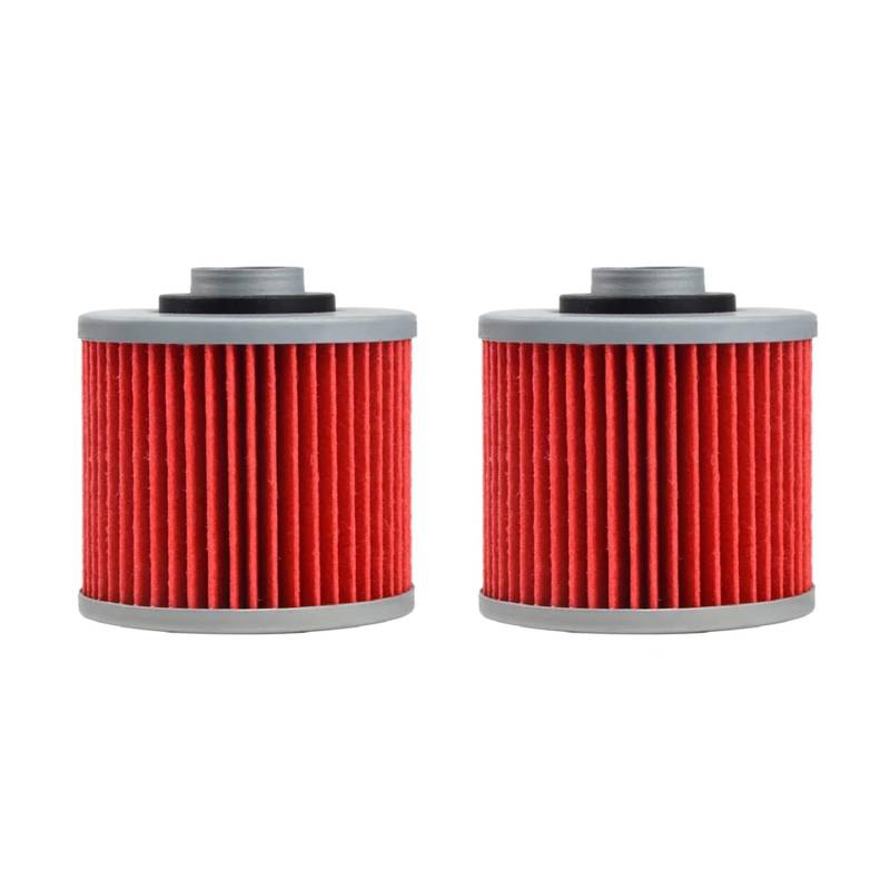 55x58 Ölfilter for XTZ750 XTZ 750 TDM850 TRX850 TDM900 TDM900A XV920J XV920 XV920R XV 920 TRX TDM 850 900(2pcs Red) von JOYBUYAU