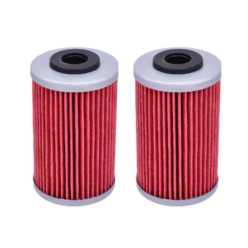 Papierölfilter for FE570 FE 570 2009-2012 FS570 FS 570 2010-11 for FC450 FC 450 2014-2015(2pcs Red) von JOYBUYAU