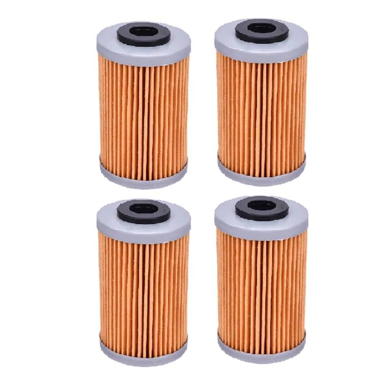 Papierölfilter for FE570 FE 570 2009-2012 FS570 FS 570 2010-11 for FC450 FC 450 2014-2015(4pcs Yellow) von JOYBUYAU