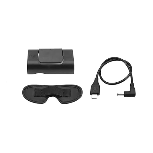 Batterie-Clip-Halter für DJI Avata Goggles 2, Brille Staubpad Batteriehalterung und Power Ladekabel Drohne Combo Zubehör von JOYSOG