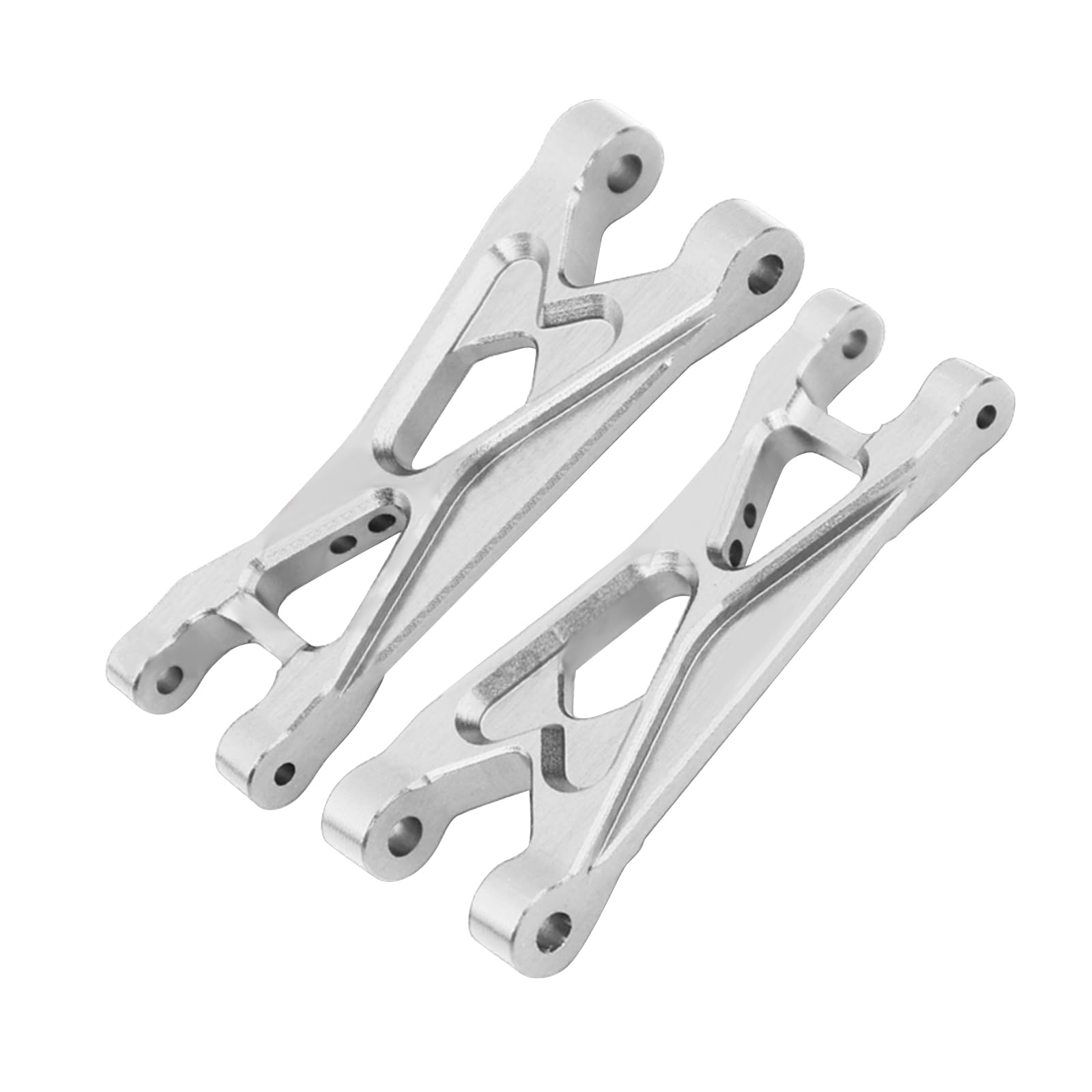 JOYSOG Aluminium vorne unten & hinten unten Querlenker Aufhängung Kit für LOSI 1/24 Micro-B 2WD Buggy RTR-LOS00007 RC Schwinge Upgrade-Teile (Silber hinten unten Querlenker) von JOYSOG