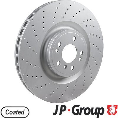 Jp Group 2x Bremsscheibe für Mercedes-Benz von JP GROUP