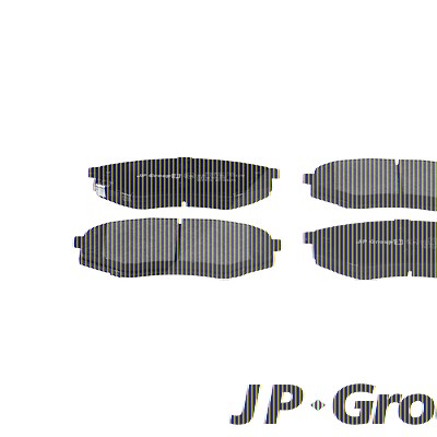 Jp Group Bremsbeläge vorne (Satz) [Hersteller-Nr. 3563601700] für Hyundai von JP GROUP