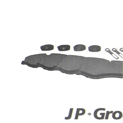 Jp Group Bremsbelagsatz, Scheibenbremse [Hersteller-Nr. 1163601710] für VW, Mercedes-Benz von JP GROUP