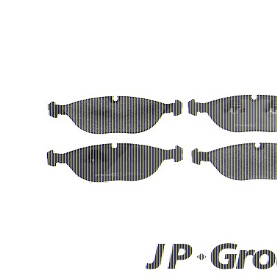 Jp Group Bremsbelagsatz, Scheibenbremse [Hersteller-Nr. 1163607410] für VW, Audi, Chrysler, Bentley, BMW, Mercedes-Benz, Rolls-royce von JP GROUP