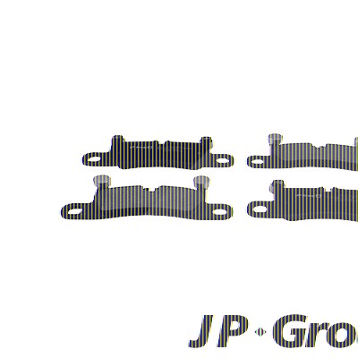 Jp Group Bremsbelagsatz, Scheibenbremse [Hersteller-Nr. 1163708410] für VW von JP GROUP