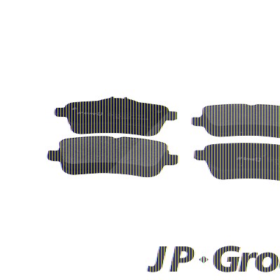 Jp Group Bremsbelagsatz, Scheibenbremse [Hersteller-Nr. 1363702610] für Mercedes-Benz von JP GROUP